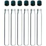 5-Inch Pyrex Glass Test Tubes with Screw Caps - 6 Pack