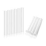 10 Pack 4-Inch Borosilicate Glass Blowing Tubes