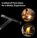 10 Pack 4-Inch Borosilicate Glass Blowing Tubes