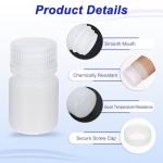 12Pcs 30ml Wide Mouth Lab Reagent Bottles