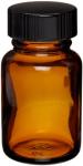 Amber Glass Packer Bottle, 1oz Capacity, Case of 24