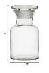 EISCO 60ml Wide Neck Reagent Bottle with Stopper