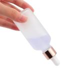 Frosted Glass Essential Oil Dropper Bottle Set