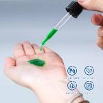 Gaussra Skull Glass Dropper Bottles with Funnel - 2 Pack