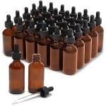 30-Pack Amber Glass Bottles with Droppers and Funnels