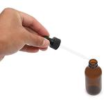 30-Pack Amber Glass Bottles with Droppers and Funnels