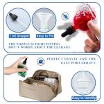 Gaussra Skull Glass Dropper Bottles with Funnel - 2 Pack