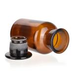 2-Pack 250ml Wide Mouth Glass Reagent Bottles