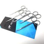 Iris Micro Dissection Curved Scissors - 4.5" (Pack of 5)