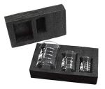 Eisco Labs Borosilicate Beaker Set - 250ml, 100ml, 50ml