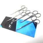 Iris Micro Dissection Curved Scissors - 4.5" (Pack of 5)