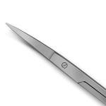 Curved Tungsten Carbide Iris Lab Scissors, 4.5”