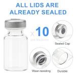 10 Pack of 2ml Sterile Glass Vials