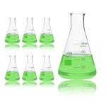 500ml Borosilicate Erlenmeyer Flask Set, 6pcs