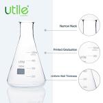 500ml Borosilicate Erlenmeyer Flask Set, 6pcs