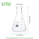 500ml Borosilicate Erlenmeyer Flask Set, 6pcs