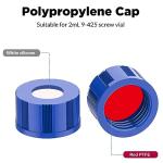 200PCS 9mm HPLC 2ml Autosampler Vial Caps