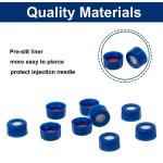 200PCS 9mm HPLC 2ml Autosampler Vial Caps