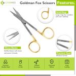 Goldman Fox 13 cm Scissors - Premium German Steel