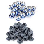 200 Pack 10ml Clear Glass Lab Vials