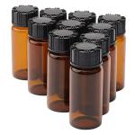 10 ml Brown Screw Cap Glass Sample Bottles