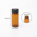 10 ml Brown Screw Cap Glass Sample Bottles