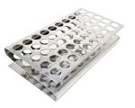 Stainless Steel Test Tube Rack with Z Stand