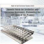 Stainless Steel Test Tube Rack with Z Stand