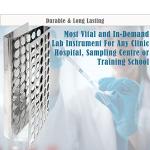 Stainless Steel Test Tube Rack with Z Stand