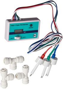 HM Digital Triple Inline TDS Meter with T-Fittings