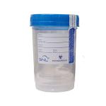Sterile Specimen Cups with Screw-On Caps - 12 Pack