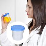 50pcs Leak Proof Urine Sample Cups with Lids