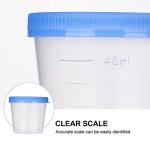 50pcs Leak Proof Urine Sample Cups with Lids
