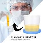 50pcs Leak Proof Urine Sample Cups with Lids