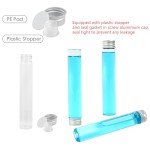 30ml Clear Glass Test Tubes with Screw Caps - 24PCS