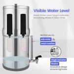 Amwater Stainless Steel Gravity-Fed Water Filter System