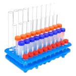 Plastic Test Tube Holder Rack with Silicone Pads