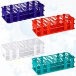 4-Pack Detachable Plastic Test Tube Holder Rack