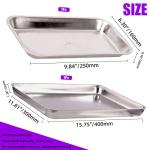 Stainless Steel Surgical Tray Set for Labs