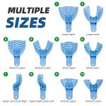 Annhua Autoclavable Dental Impression Trays Set, 10 PCS
