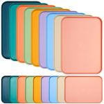 18 Pack Colorful Plastic Food Serving Trays