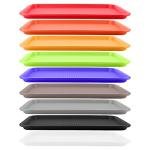 Colorful 9-Piece Plastic Serving Tray Set