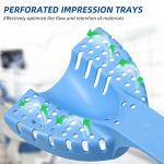 Annhua Autoclavable Dental Impression Trays Set, 10 PCS