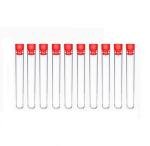 30PCS Clear Plastic Test Tubes with Caps