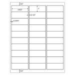 30 Sheets Label Stickers for Laser & Inkjet Printers