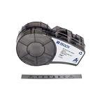 Brady All-Weather Vinyl Label, Black on Gray