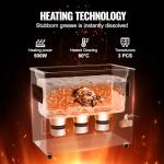 VEVOR 6L Digital Ultrasonic Cleaner with Timer