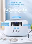 GiveBest 25 OZ Ultrasonic Jewelry Cleaner Machine