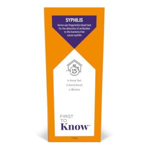 First To Know® Home Syphilis Fingerstick Test