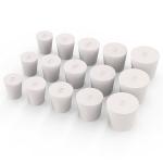 Solid Rubber Stoppers 10-Pack for Lab Use
